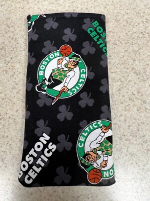 Sunglass / Eyeglass Soft Fabric Case - Boston Celtics on Black - NBA - NEW