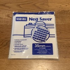 NEW Vue All Neg Saver Quality Negative Film Archival Sleeves 49 Pages 35mm 8012