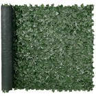 VEVOR Haie Artificielle Brise Vue Clôture Lierre Rouleau Tissu Maillé 150x249 cm