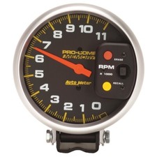 Autometer Pro-comp 5in 0-11000 Rpm Pedestal Wpeak Memory Tachometer