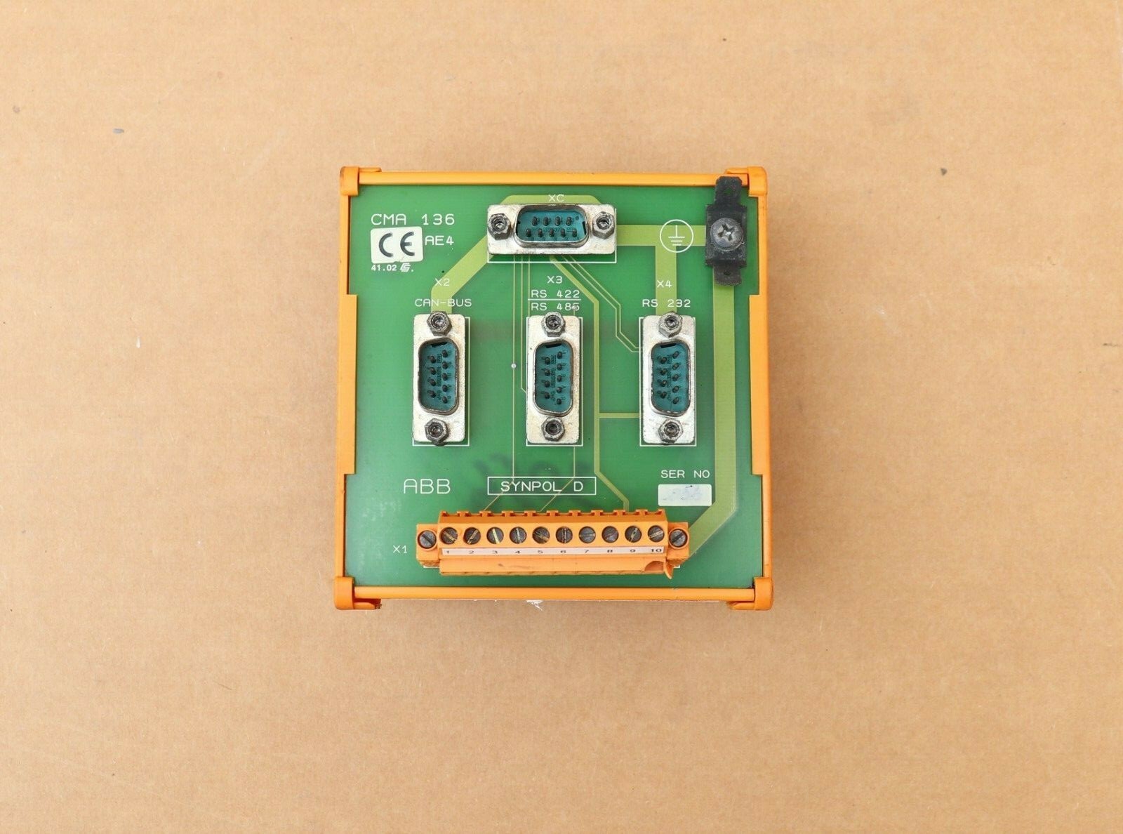 ABB SYNPOL D CMA136 TERMINAL BOARD 3DDE300416