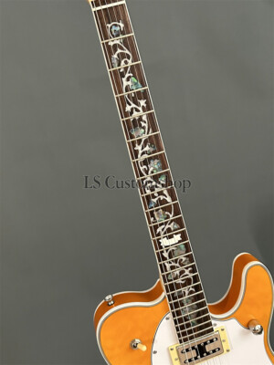 Zuwei Thinline TL Electric Guitar Semi-Hollow Body Quilted Top