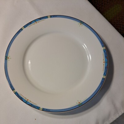 Royal Doulton England BLUE TREND 10 1/8  Dinner Plate MINT x 4