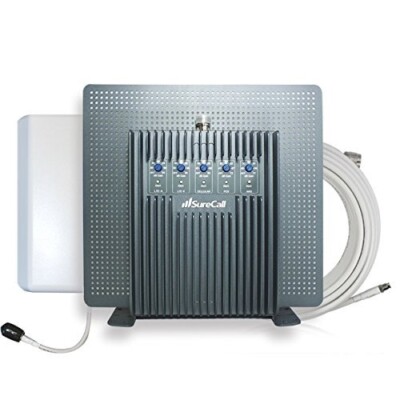 SureCall EZ 4G LTE 72dB 5 Band Manually Adjustable Signal Booster Kit