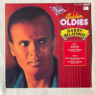 HARRY BELAFONTE Angelina 1983 German Vinyl Maxi-Single RCA PC 60037 - VG+
