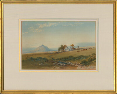 Philip Mitchell RI (1814-1896) - Aquarell, Brent Tor Aus Schwarzen Daunen