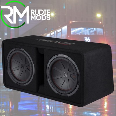 Kicker KA48DCWR122 COMP DUAL 12'' BELÜFTET BELADENES GEHÄUSE - 2 OHM