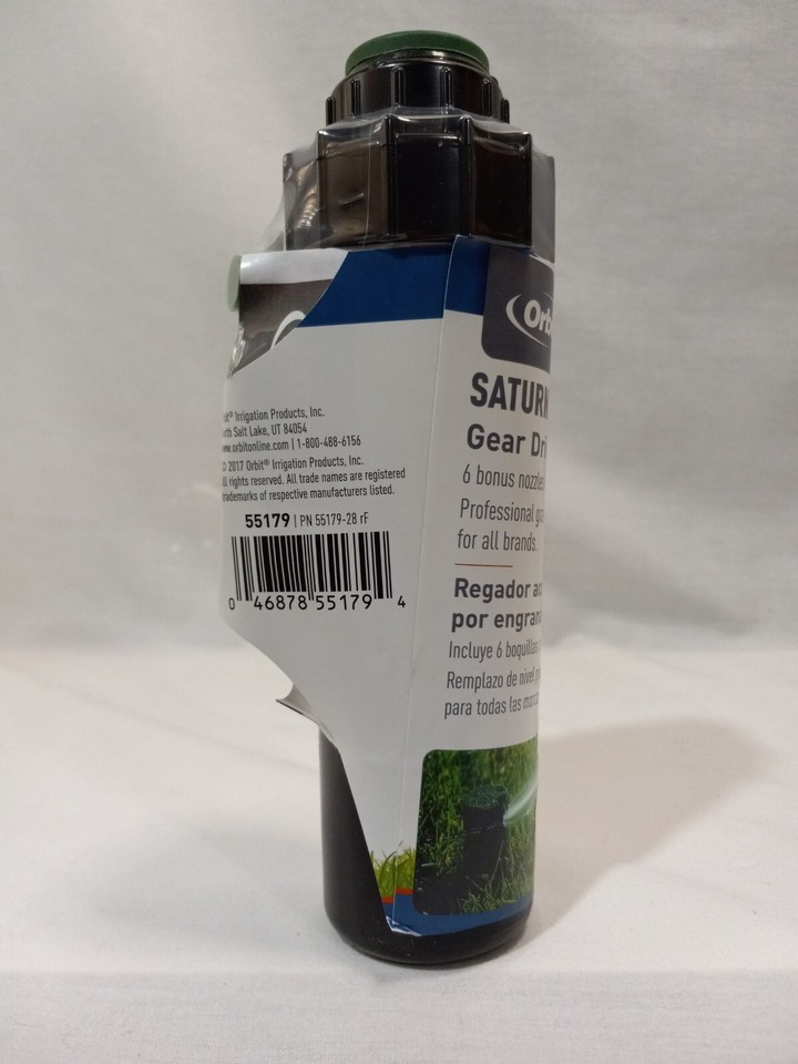 Orbit Saturn IV Versenkregner 10er Pack – Getriebeantrieb, Radius 4,5-9 M, Für Unterirdische Bewässerung
