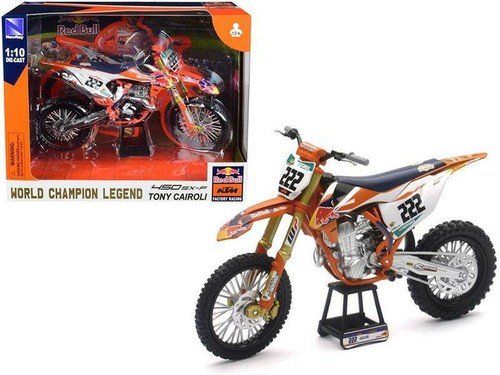 NEW RAY KTM 450 SX-F TONY CAIROLI WORLD 