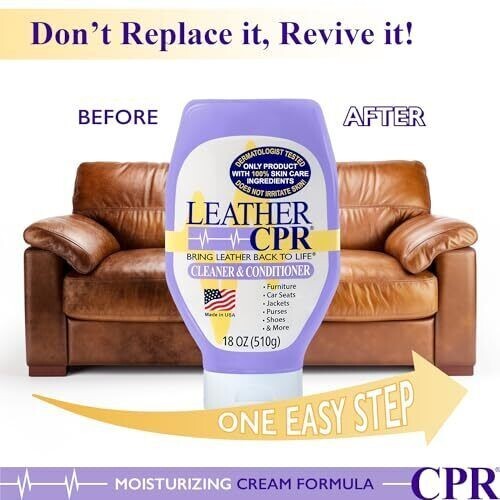 Leather CPR 2-in-1 Leather Cleaner Leather Conditioner (18oz