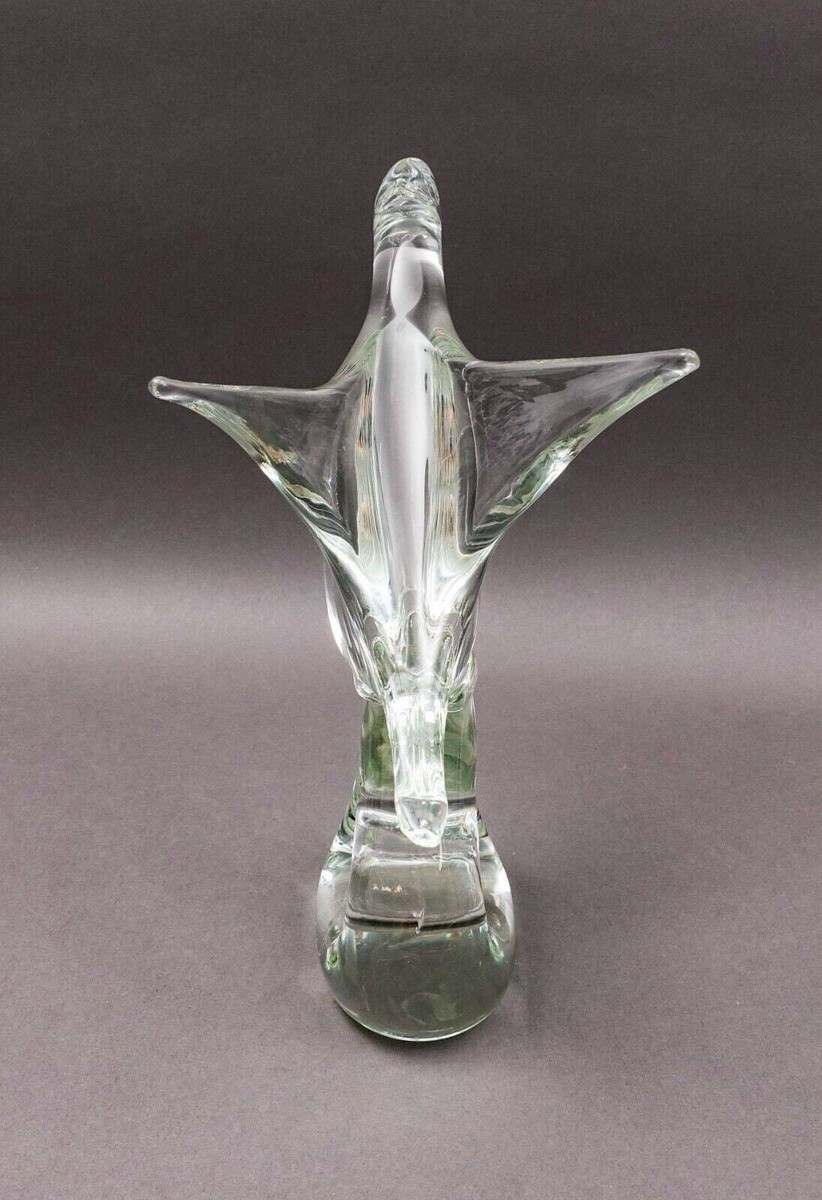Licio Zanetti Italy Hand Blown Murano Art Glass Goose Duck