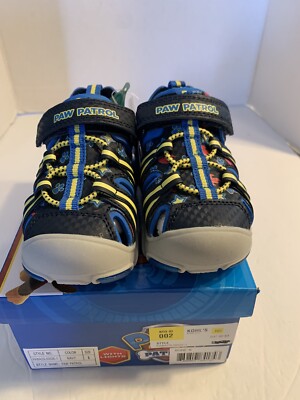 New Nickelodeon Navy Paw Patrol boys' light-up sandals Size