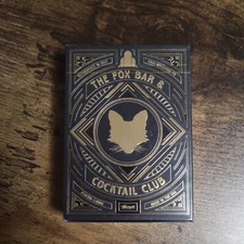 The Fox Bar & Cocktail Club Theory11 Playing Cards New Rare USPCC Nashville Deck