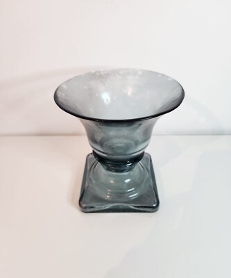 VIDRIOS SAN MIGUEL 100% Recyclingglas grün Fuß runde Vase / Schale