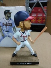 Evan Gattits Oso Blanco Braves Bobblehead