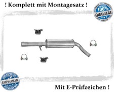Mittelschalldämpfer für VW New Beetle 1.4 1.6 Bj.99-10 Auspuff Montagesatz