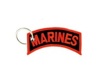 Keychain keyring embroidered embroidery patch military army marines