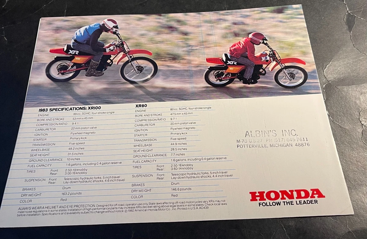 1983 xr100 on sale