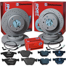 BMW E36 328i CABRIO-TOURING-LIMOUSINE BREMSSCHEIBEN BREMSBEL�GE ZIMMERMANN