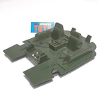 Vtg GI Joe Rolling Thunder TURRET BOTTOM HALF original 1988 vehicle green part *