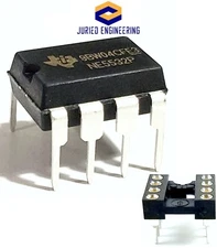 1PCS NE5532P + Sockets - Dual Operational Amplifier - New IC