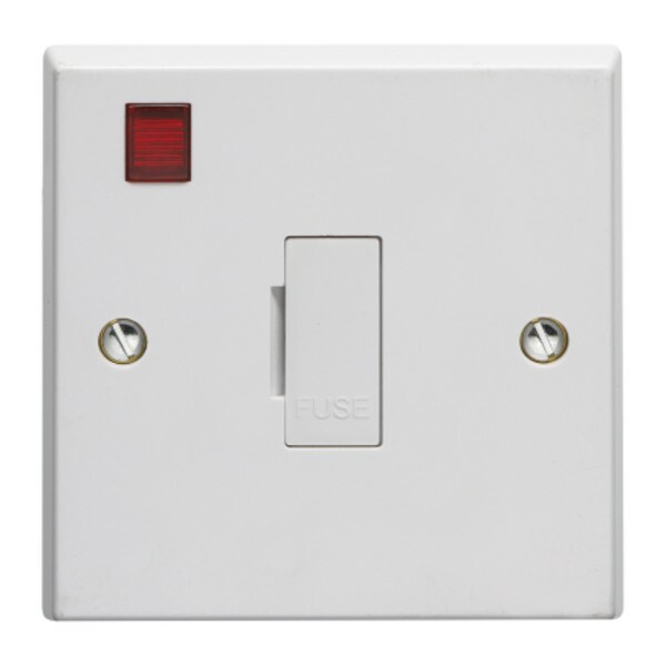 Volex VX1091 Unswitched Spur Connection Unit with Neon - 13 Amp