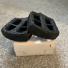 New Rare BMX Raleigh Burner Super Tuff Chrome Night  Sugino Maxycross Pedals.