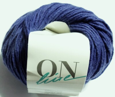 ONLine LINIE 107 Supersoft, 50g, Cotton Blend Yarn, Made in Germany, 1 Yarn Ball