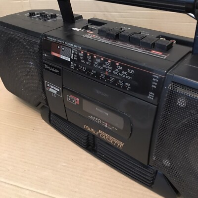 Sharp WQ-T238 E Boombox Stereo - Twin Cassette, AM/MW/LW/SW