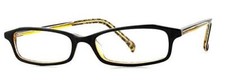 Calabria Vivid 29 Designer Reading Glasses in Black-Leopard ; 2.25