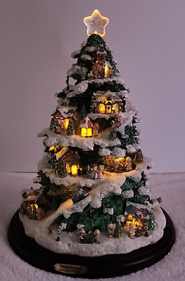 2004 Precious Moments Holiday Village Tree 15