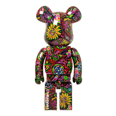 Psychedelic Paisley 1000% Bearbrick by Medicom Toy | eBay