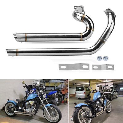Shortshots Staggered Exhaust Pipe For Honda Shadow VLX600/VT600C/VT600CD Deluxe