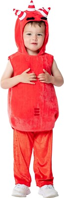Rubies 3011985-6 Inf Oddbods Kinderkostüm Sicherung, Jungen, rot