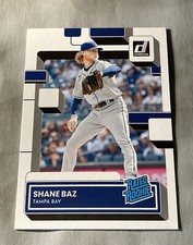 2022 Donruss Baseball Base Rated Rookies #66 Shane Baz - Tampa Bay Rays
