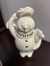 NEW Lenox JOLLY SNOWMAN China Jewels CHRISTMAS FIGURINE - Made in USA - VINTAGE