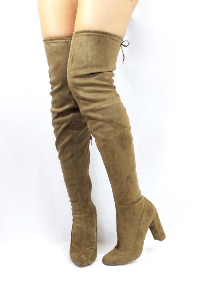 Winter Outfits Suede Boots Outfits Cute High Knee Boots Thigh High