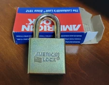 American Lock A5200GL Zinc Plated Steel Padlock New In Box