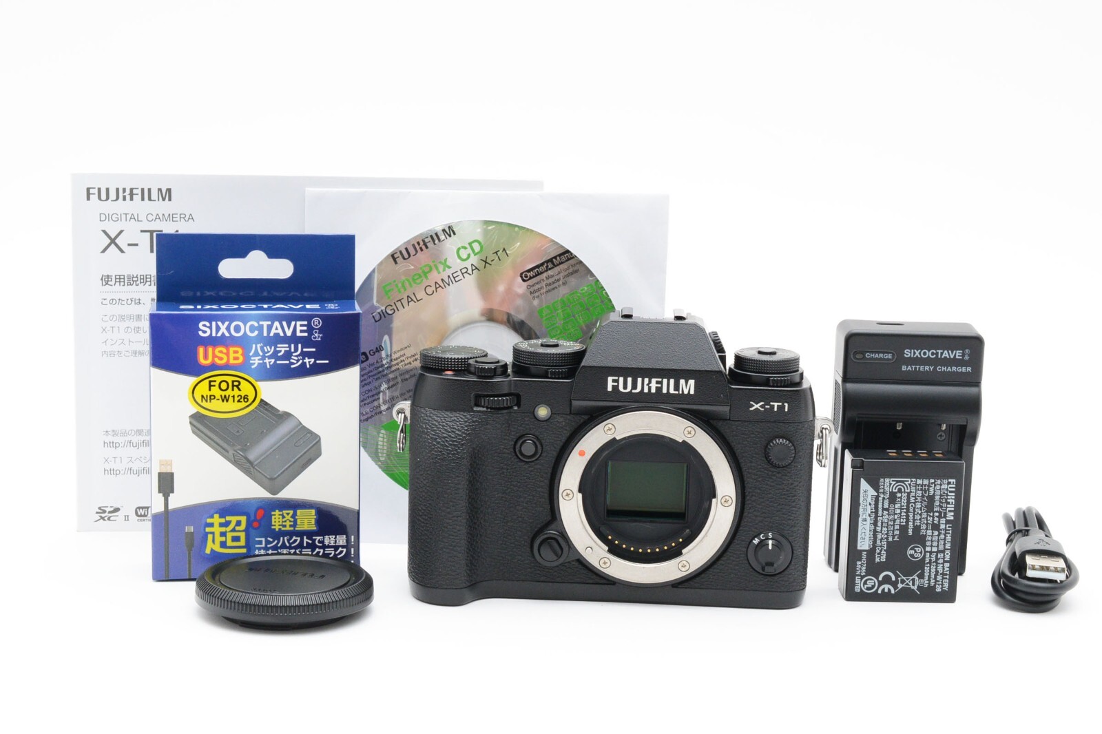 FUJIFILM X-T1 Interchangeable Camera Black body from Japan [excellent++]