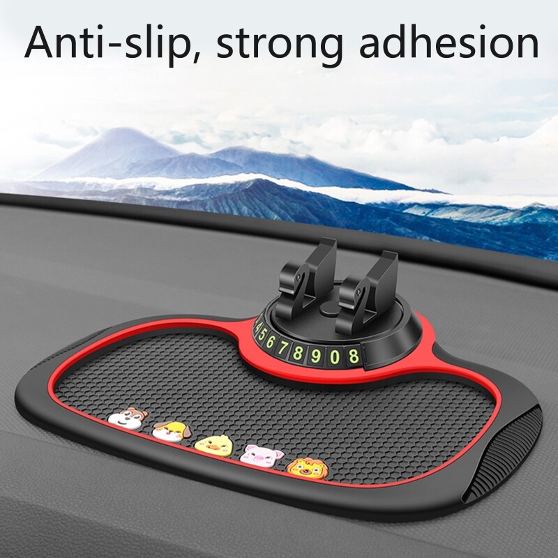 Convenient Dashboard Non Slip Cushion Phone Holder Mat with Parking