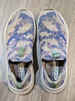 Girls Skechers Rainbow Cloud Slip On Knit Sneakers 12