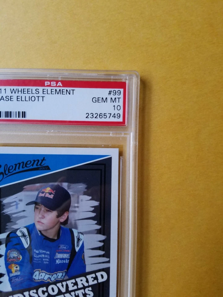 CHASE ELLIOTT 2011 WHEELS ELEMENT #99 NASCAR ROOKIE CARD...RARE PSA 10 GEM/MT!!! - Image 3 of 4