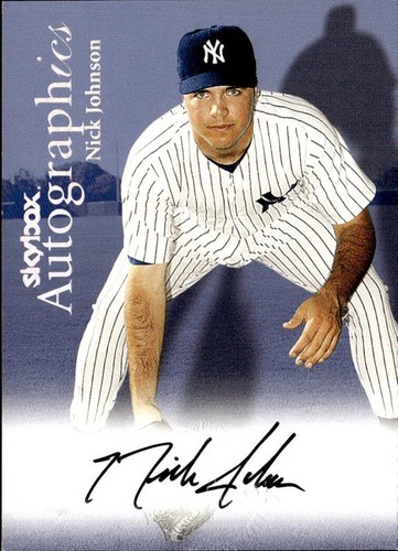 2000 Skybox Autographics - Nick Johnson Auto