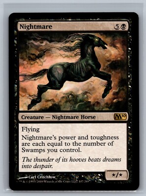 Magic the Gathering Magic 2010 Nightmare #107/249 MTG TCG CCG M10