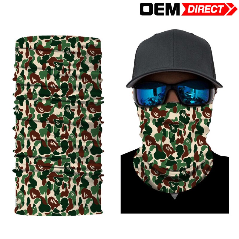 A Clearance Sale! Printing Versatile Skull Clown Animal Neck Gaiter Face Mask