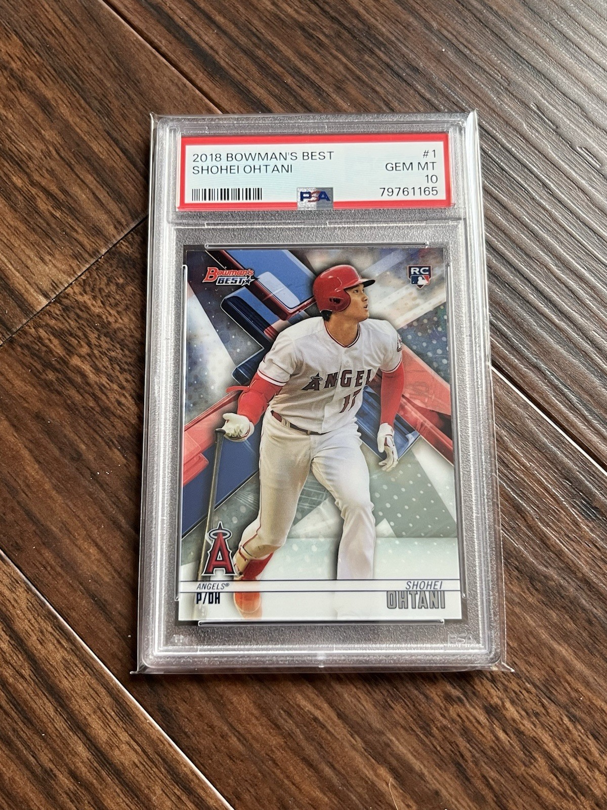 2018 Bowman's Best Shohei Ohtani #1 Rookie PSA 10 Rookie Card RC Dodgers Angels