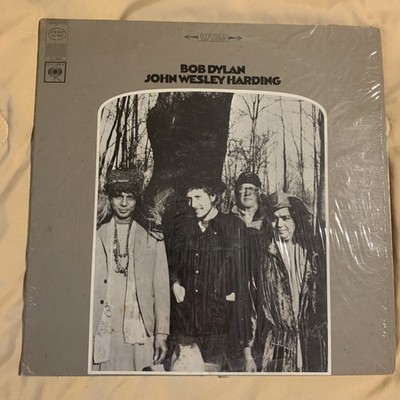 BOB DYLAN John Wesley Harding Vinyl Record Album In Shrink 2 Eye CBS Labels