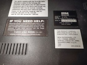 Vintage Sega Cd And Genesis Model 2 Tested Working Condition Console Only Ready