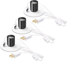 3 Set Blow Mold Light Kit Replacement,E27 E26 Single Bulb Cord for...