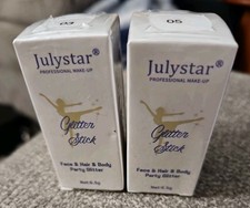 Julystar Body Glitter Stick For Face Hair Body Christmas Green Gold